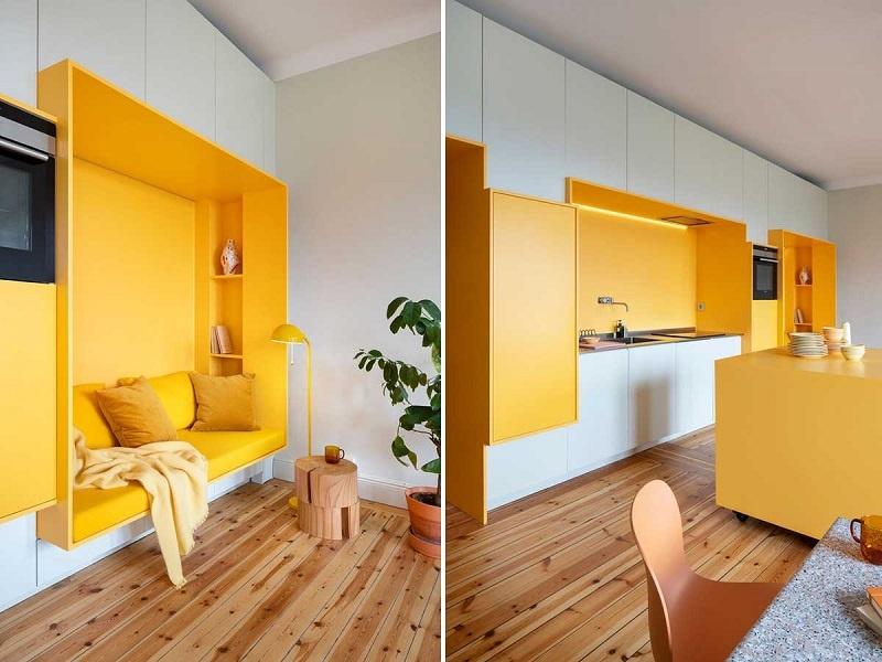 طراحی داخلی آپارتمان 80 متری