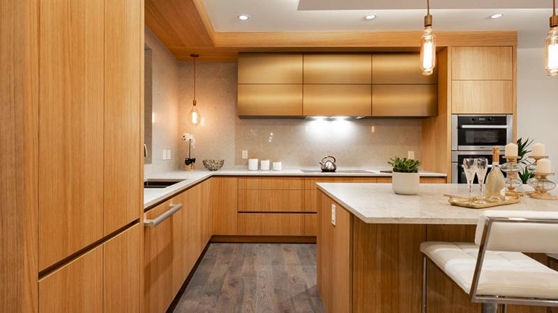 کابینت ام دی اف طرح چوب