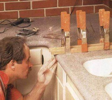 ترک خوردن صفحه کابینت